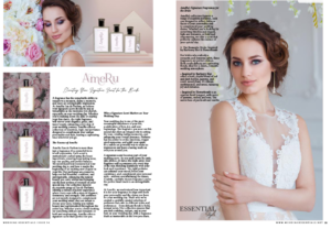 AmeRu Featured in Wedding Essentials: The Perfect Fragrances for Your Wedding Day